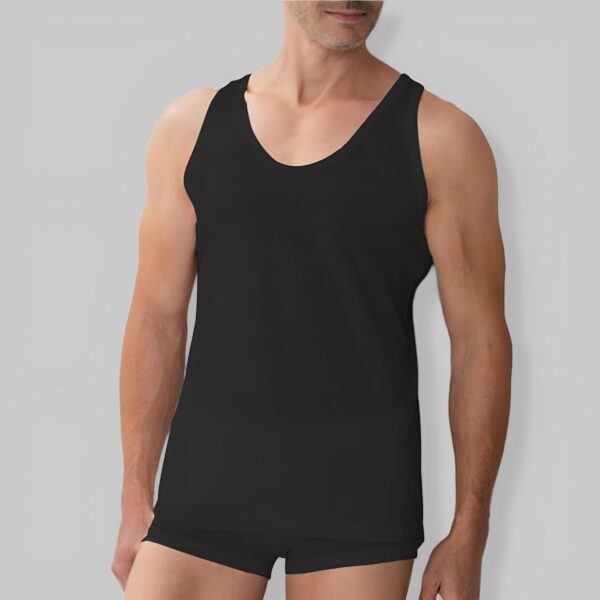 Katonen-Tank-Top-Mouwloos-shirt-Zwart-1-600x600